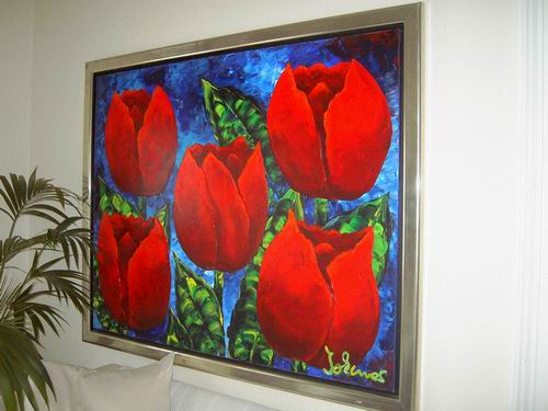 Rote Tulpen